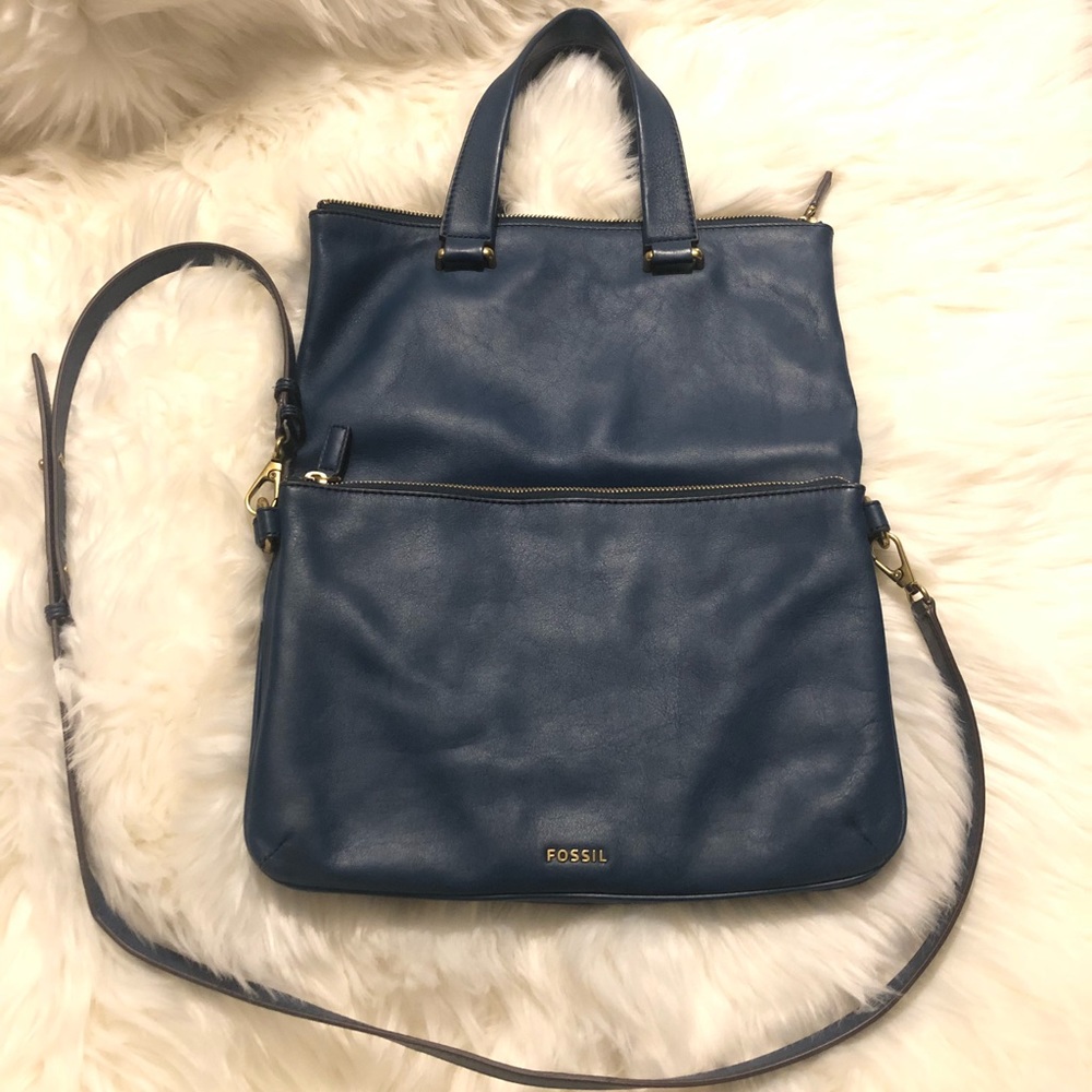 Fossil Foldover Crossbody